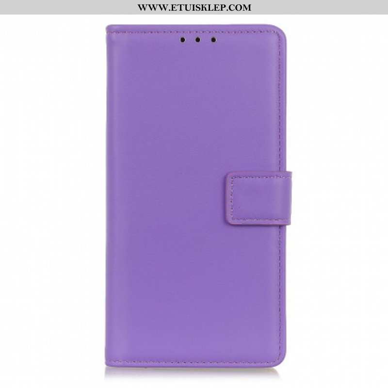 Etui Folio do Oppo A54 5G / A74 5G Zwykła Sztuczna Skóra